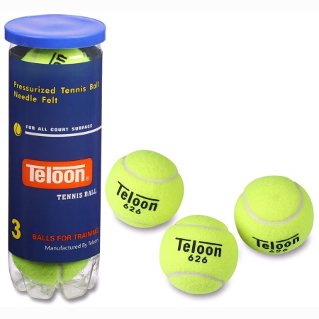 Купить Мяч для большого тенниса Teloon 626Т Р3  (3 шт) в Переславле-Залесском 