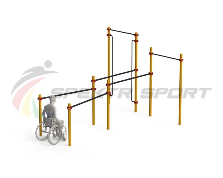 Купить Спортивный комплекс для инвалидов-колясочников WRK-D19_76mm в Переславле-Залесском 