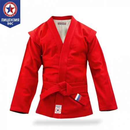 Купить Куртка для самбо "Атака" ВФС (подкладка, пояс)  р 36-48 в Переславле-Залесском 