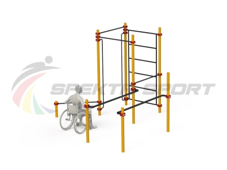 Купить Спортивный комплекс для инвалидов-колясочников WRK-D18_76mm в Переславле-Залесском 